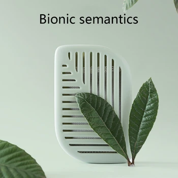 

Green Leaf Shaped Fridge Refrigerator Air Fresh Box Refrigerator Charcoal DeodorizerActive Silica Smell Absorber