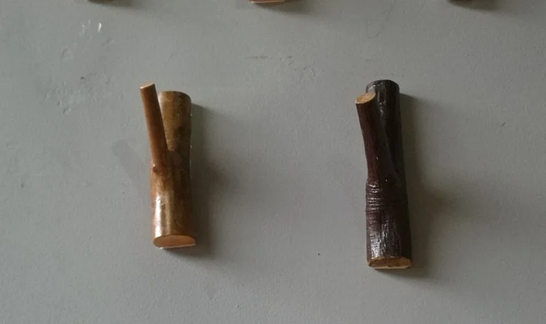 Tree Fork hook Pure Handmade Natural Growth Log Branch Creative Link Pure Handmade Wall-Link Decorative Wood Frame Natura