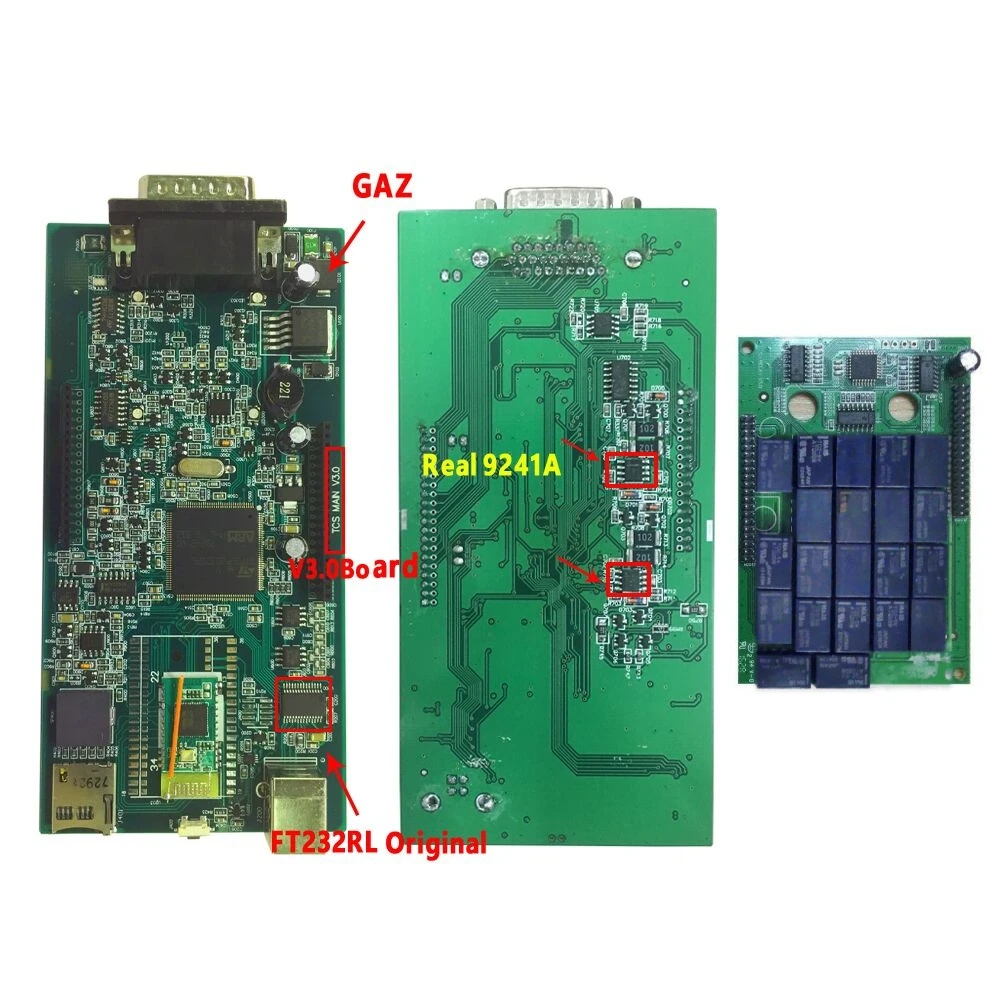 2 шт./партия без Bluetooth WOW CDP SNOOPER pcb 3,0 новая версия реальная 9241 чип V5.008 R2+ Keygen/,00 реле для экрана OBD2