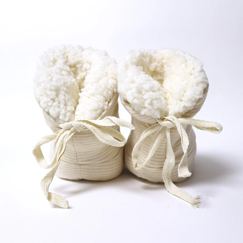 Winter Newborn Baby Boys Girls Flock Warm Pre-walker Boots Shoes Infant Boy Girl Toddler Soft Soled First Walker Boots Shoes