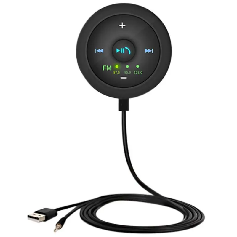 Balight автомобильный fм-передатчик для Bluetooth хендсфри AUX MP3 плеер Радио адаптер 5 V/2.1A USB Зарядное устройство телефонные звонки в режиме hands-free 12~ 24V