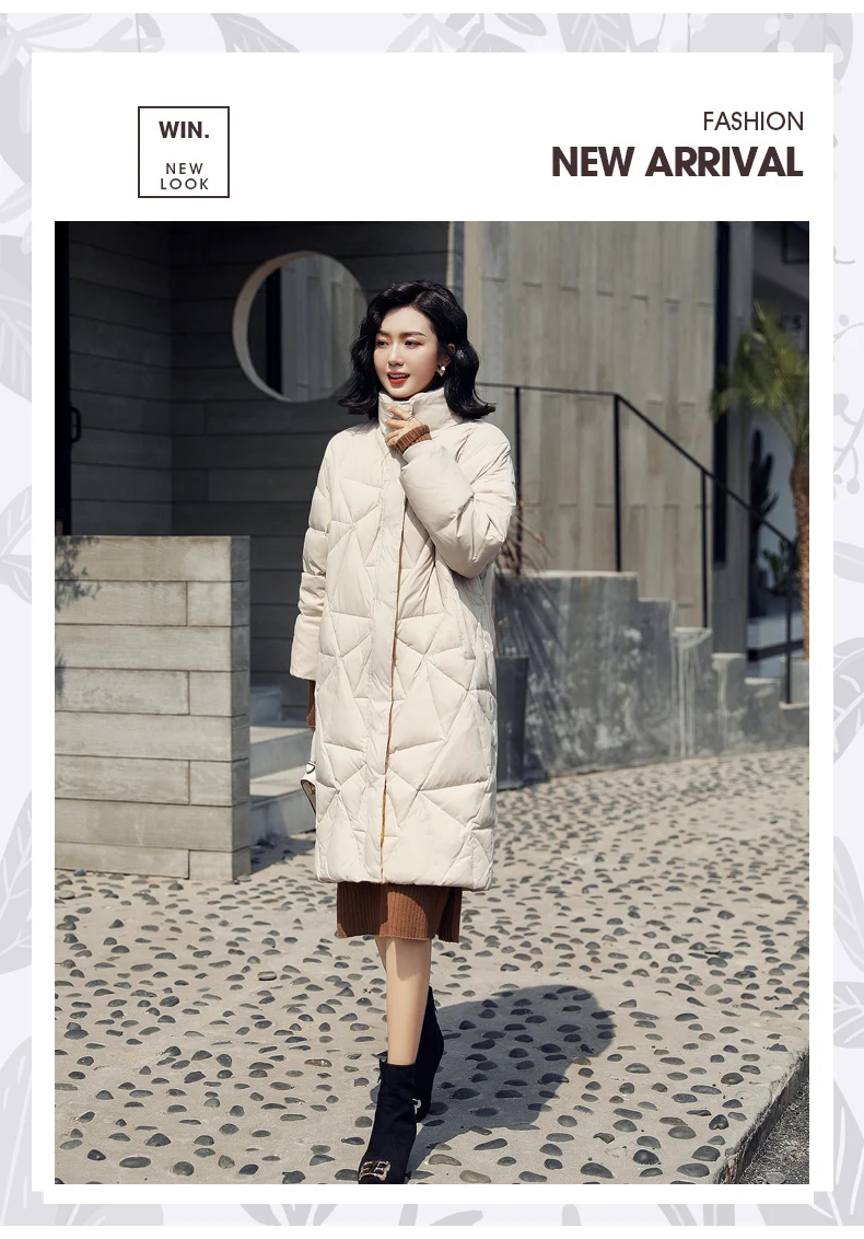 Новинка, зимнее пуховое пальто, женская парка, Длинные куртки, женская теплая верхняя одежда больших размеров, Женская парка, одежда в Корейском стиле