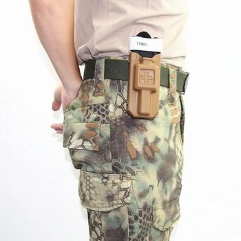 

Molle Tourniquet Carrier Pouch Holder EMT First Aid Quick Slow Release Buckle One Hand Outdoor Portable Emergency Tourniquet