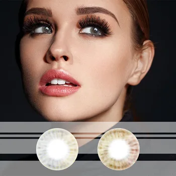 

Mrs.H Genuine Big Brand Misty Rain Beauty Pupil Optional Year Throw Natural Myopia Glasses Large Diameter Colored Contact Lenses