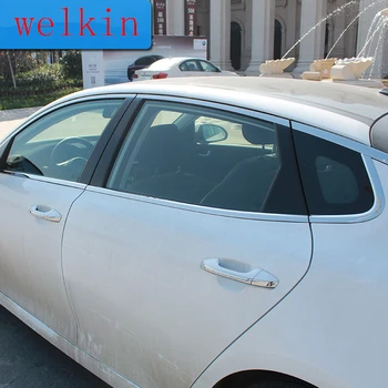 

WELKINRY for KIA K5 Optima 2016 2017 stainless steel car window frame lower trim
