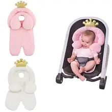 Kidlove 2Pcs/set Baby Stroller Cushion Pad+Head Shaping Pillow Infant Car Seat Protection Headrest