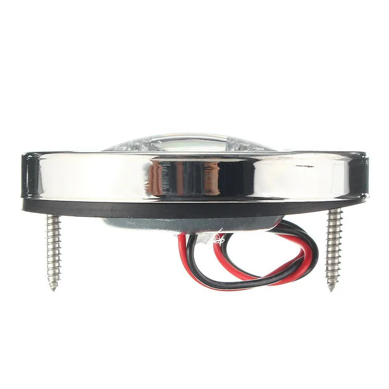 Universal Marine Boat Yacht White Stainless Steel 12V LED Bow Navigation Lights