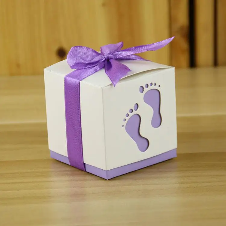 100 шт. подарочные коробки для детских конфет на день рождения для крещения и крещения, Подарочная коробка Anniversaire Enfant - Цвет: 5