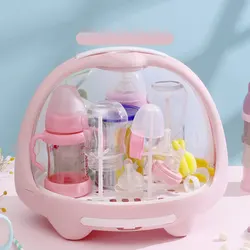 Support de séchage de biberons, Style mignon, pour bébé, égouttoir de biberons, étagère de séchage, de nettoyage de biberons, friteuse, porte gobelet d'alimentation 