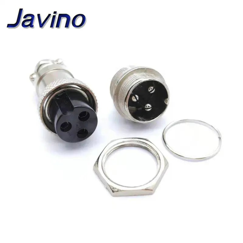 1/5/10Set GX16 2/3/4/5/6/7/8/9 Pin Male & Female 16mm L70-78 Circular Aviation Socket Plug Wire Panel Connector - 4