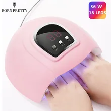 Сушилка для ногтей BORN PRETTY UV светодиодный светильник 36 Вт/48 Вт/54 Вт лампа для всех гель-лаков отверждения ЖК-дисплей машина сушки лампа Маникюрный Инструмент