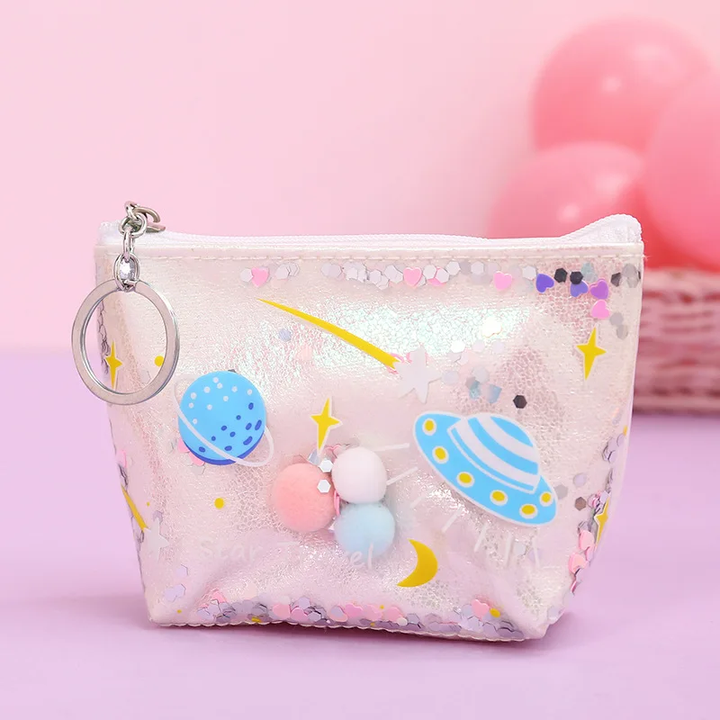 5107-7 Модная сумка для макияжа с лазерными блестками и зыбучим песком, Женская дорожная портативная косметичка на молнии, органайзер для хранения косметики, косметическая косметичка для красоты - Цвет: 5107-7
