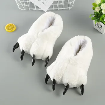 

Cotton Slippers Black and White Claw Shoes New Winter Indoor Cotton-Padded Shoes Cotton-Padded Shoes Indoor Shoes Direct Claw