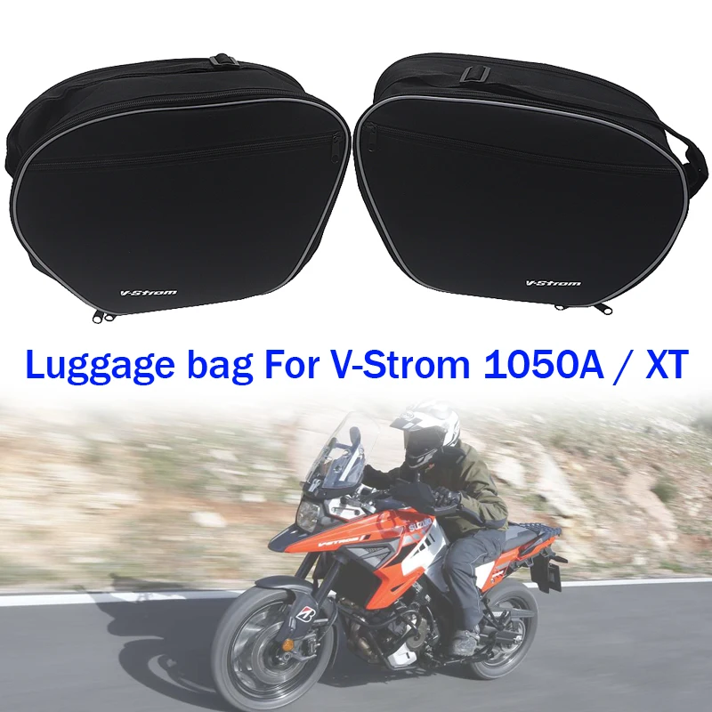 

Motorcycle Left and right black Trunk Saddlebag Saddle bags Liner Set For SUZUKI V-Strom 1050A / XT VSTROM 1050A 1050XT