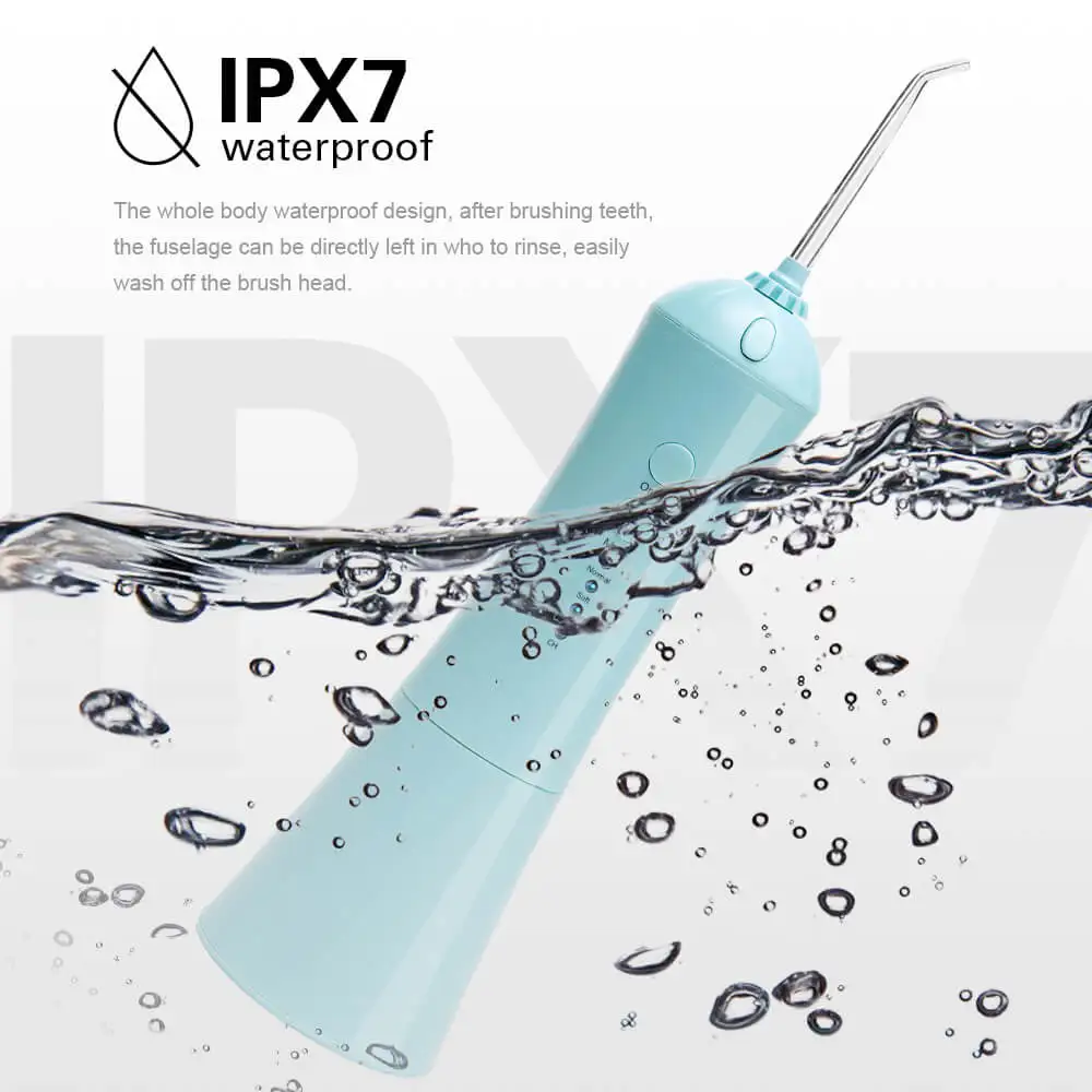 Skup 3 tryby przenośne elektryczne irygator doustny USB akumulator irygator stomatologiczny 3 porady woda nić dentystyczna strumień wody pod ciśnieniem zęby Cleaner