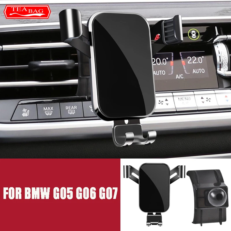 

Adjustable Car Phone Holder For BMW G05 G06 G07 G01 G02 F39 F48 F49 Gravity Mount Navigation Bracket Car Interior Accessories