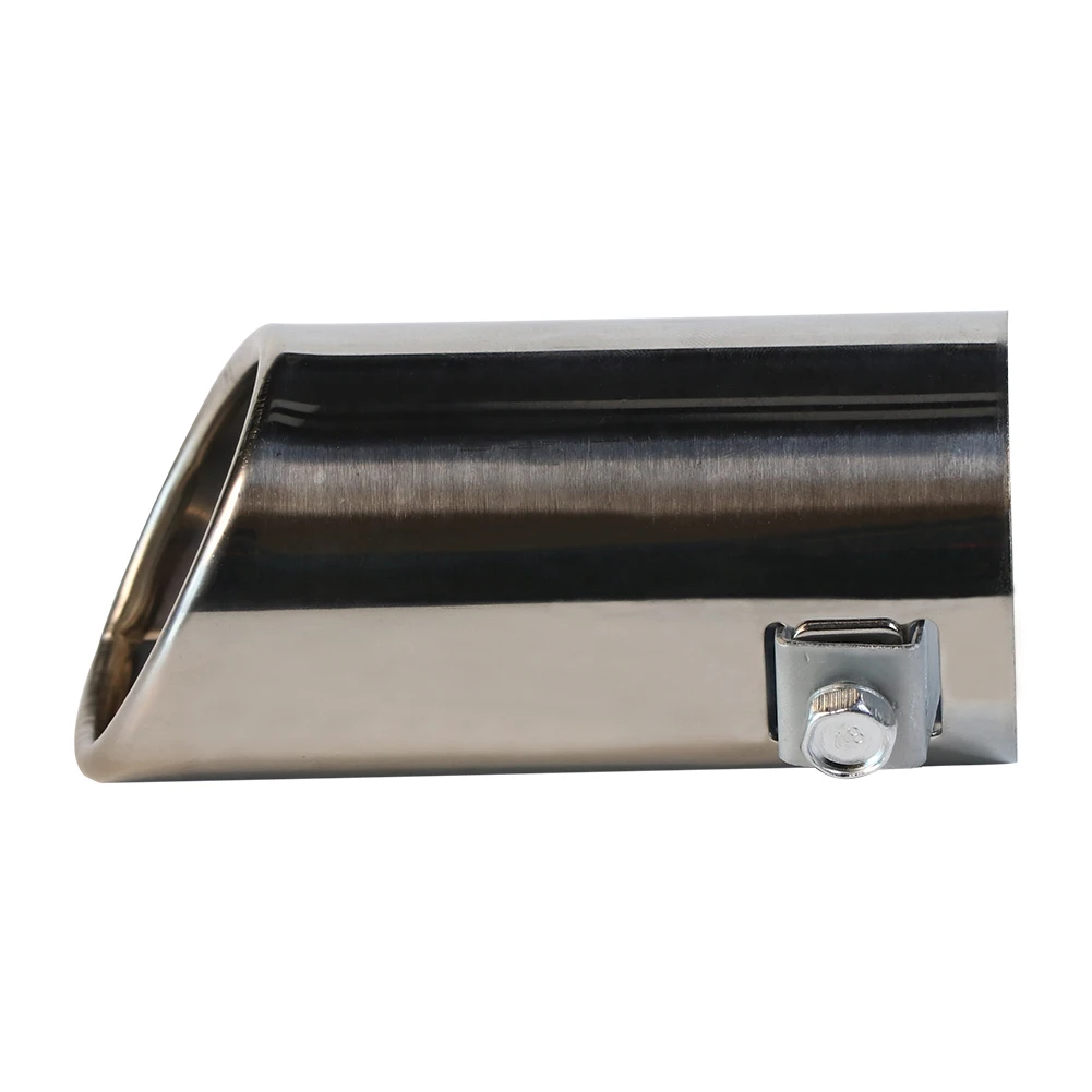Car Auto Vehicle Chrome Exhaust Pipe Tip Muffler Steel Stainless Trim Tail Tube exhaust muffler tip exhaust pipe muffler exhaust trim pipe