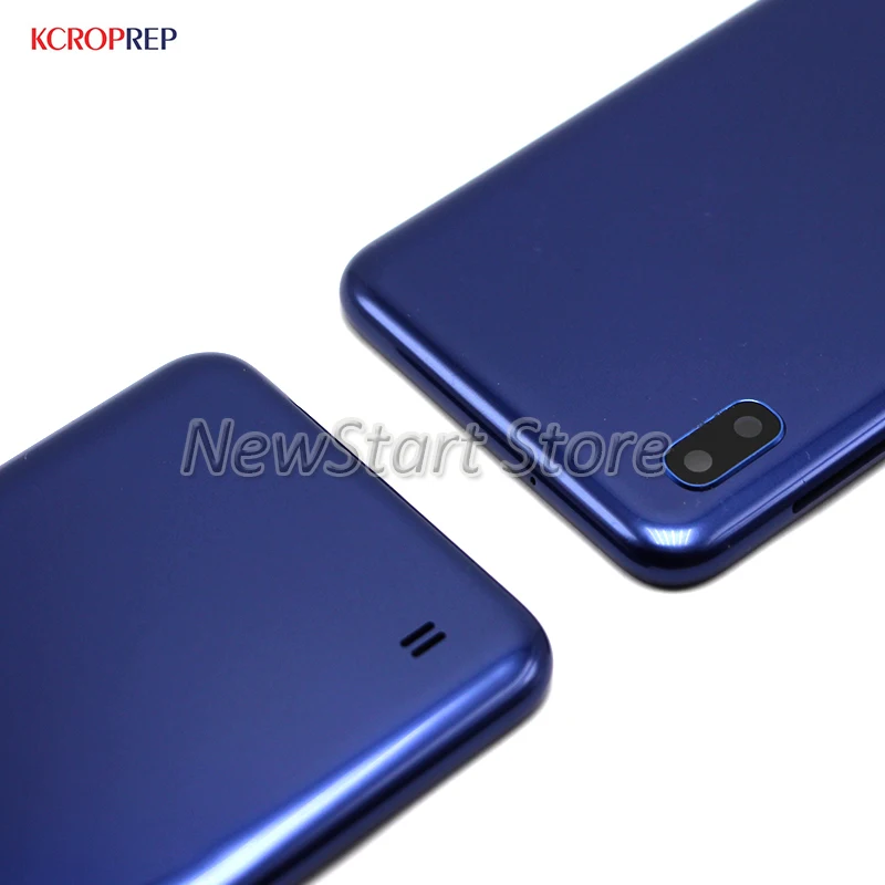 Для samsung Galaxy A10 A105F A105FD A105DS A105A Задняя стеклянная крышка батарейного отсека задняя дверь чехол Корпус для samsung A10 крышка корпуса