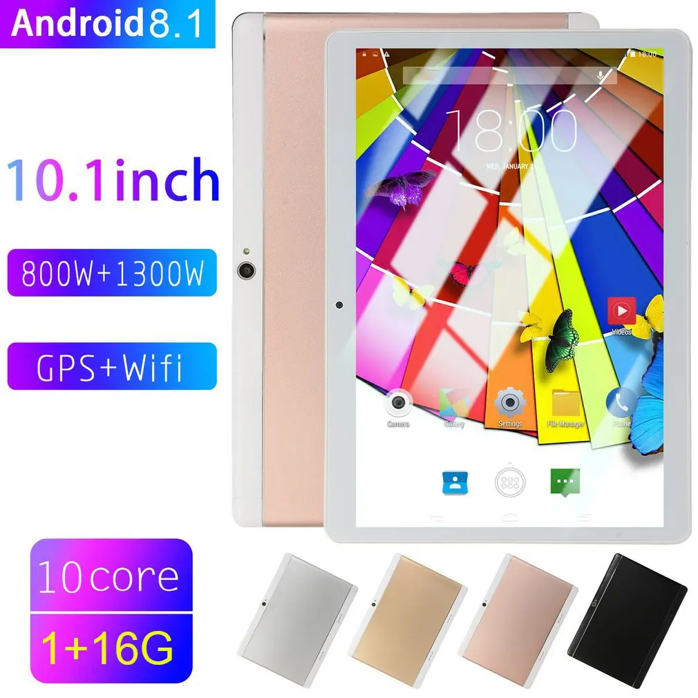 KT107 планшет с круглым отверстием 10 1 дюймов HD большой экран Android 8 версия модный