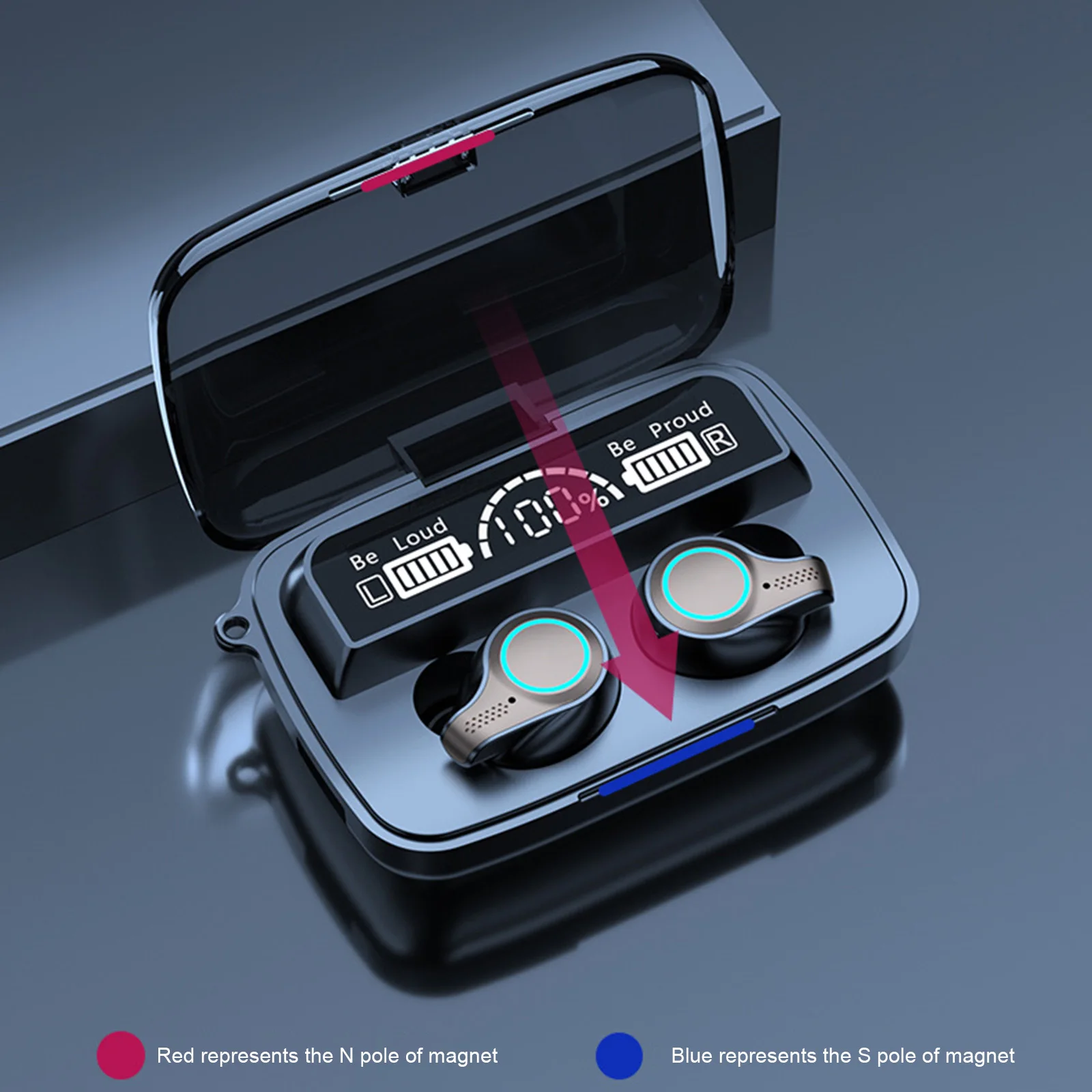 TWS Wireless Earphones Bluetooth Headphones Sport Earbuds Noise Cancelling Music Headset With Mic Earpiece For Iphone Xiaomi