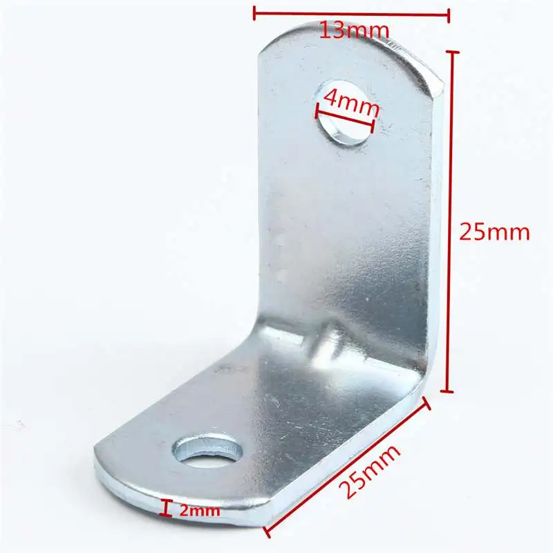 10PCS Stainless Steel Angle Corner Brackets Fasteners Protector Seven Size Corner Stand Supporting Furniture Hardware