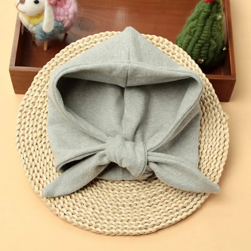 A15 15 Colors Children Bow Cap Baby Cotton Hat Newborn Girls Baby Head Wrap Solid Color Toddler Accessories 0-3 Years - Цвет: A15