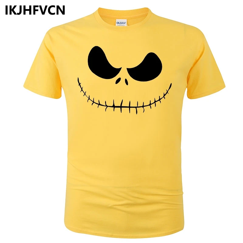 Мужская футболка Skellington с рисунком кошмара перед Рождеством на Хэллоуин смешная