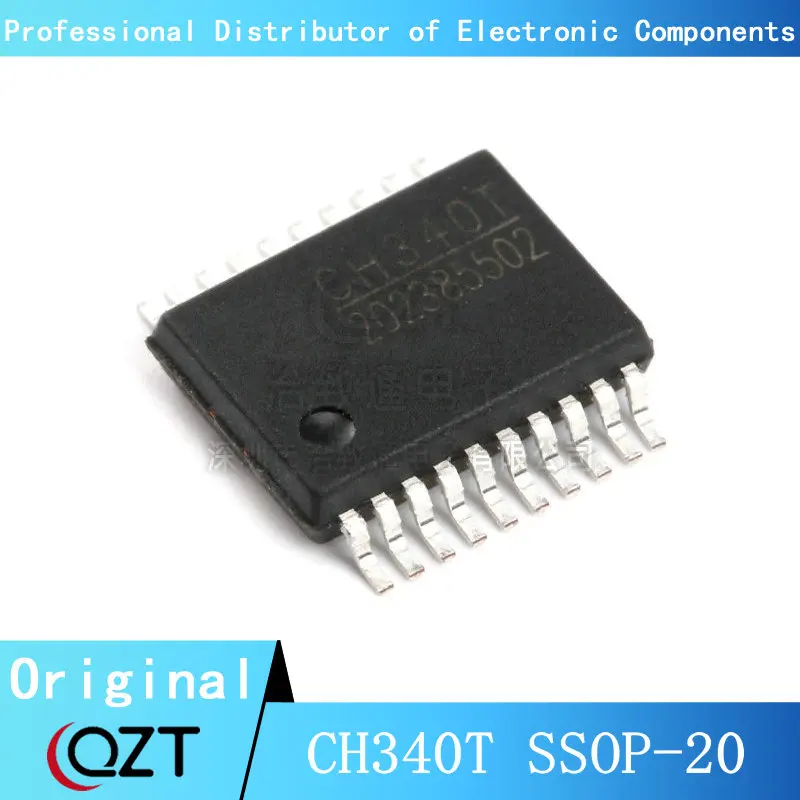 10pcs/lot CH340T SSOP CH340 SSOP-20 chip New spot