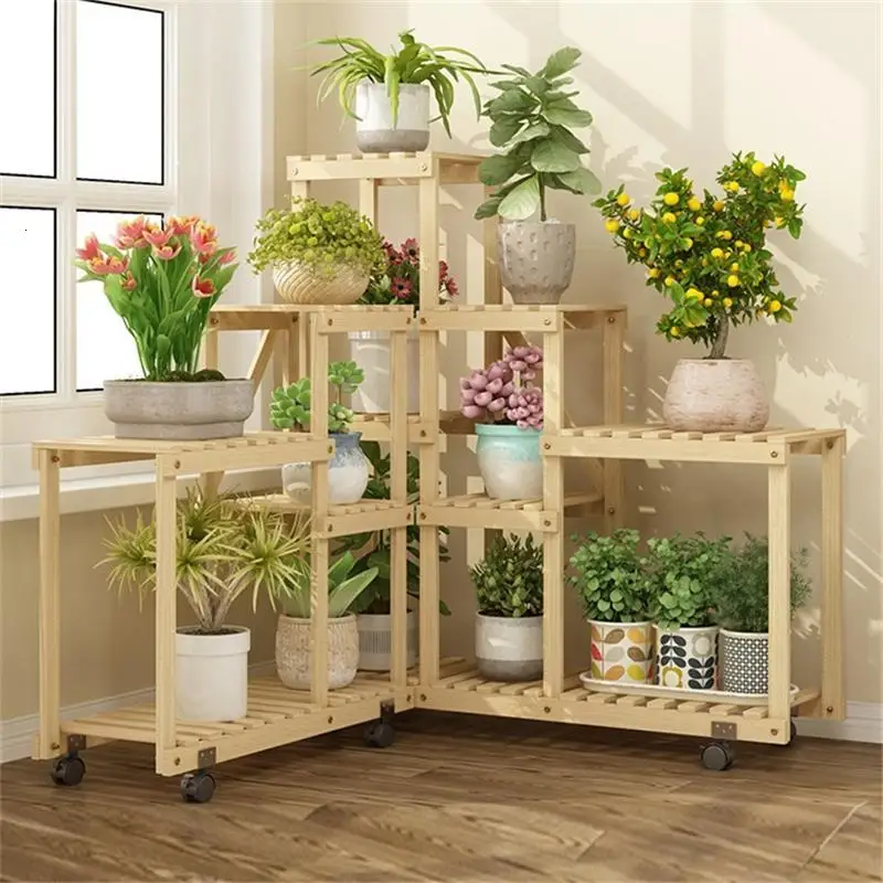 Escalera Decorativa Madera настольные садовые полки для Estante Para Plantas уличная Цветочная полка