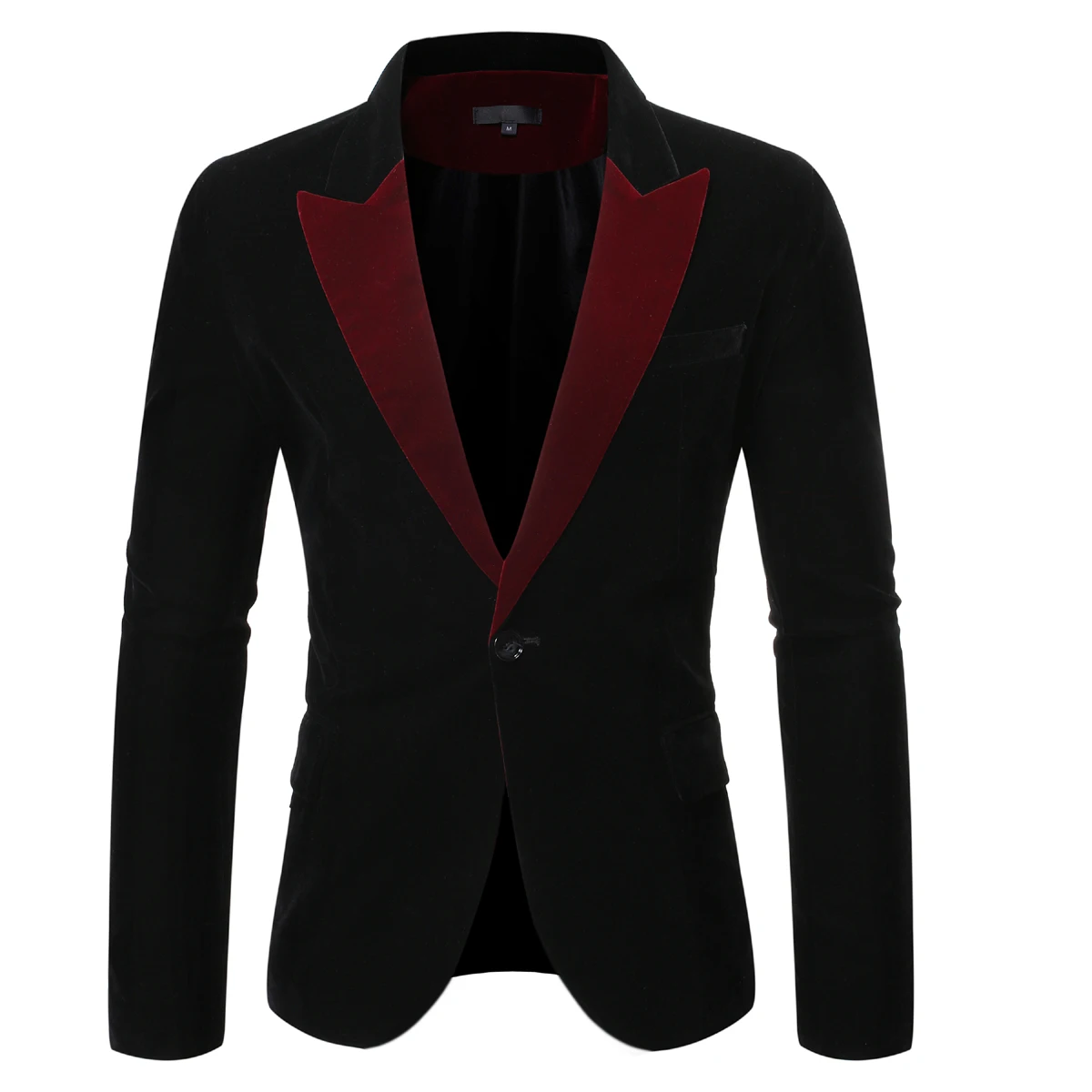 PUIMENTIUA 2019 New Men Autumn Velvet Suit Jacket Suit For Wedding Vintage Patchwork Slim Button V-Neck Long Sleeve Suit Jacket PUIMENTIUA 2019 New Men Autumn Velvet Suit Jacket Suit For Wedding Vintage Patchwork Slim Button V-Neck Long Sleeve Suit Jacket