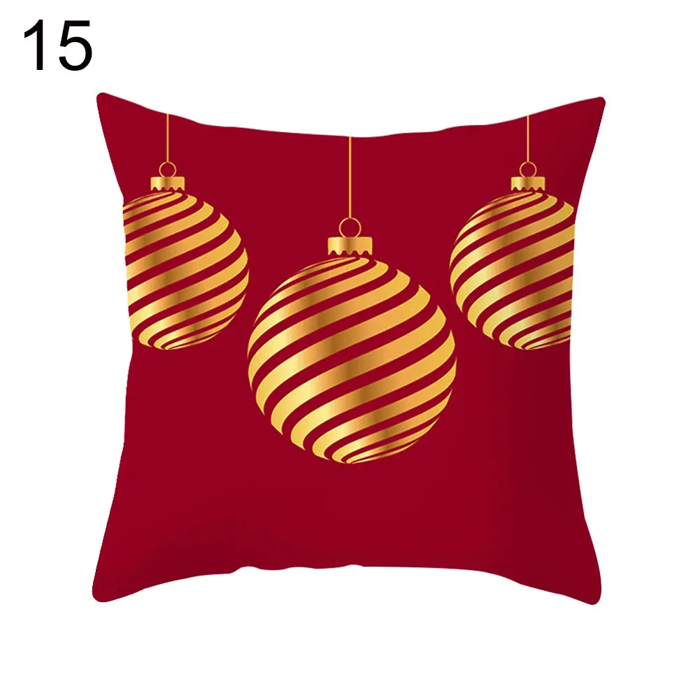 40#45*45 см Merry Christmas Elk Star чехол для подушки, чехол для подушки, для дома, офиса, дивана, стула, домашнего декора