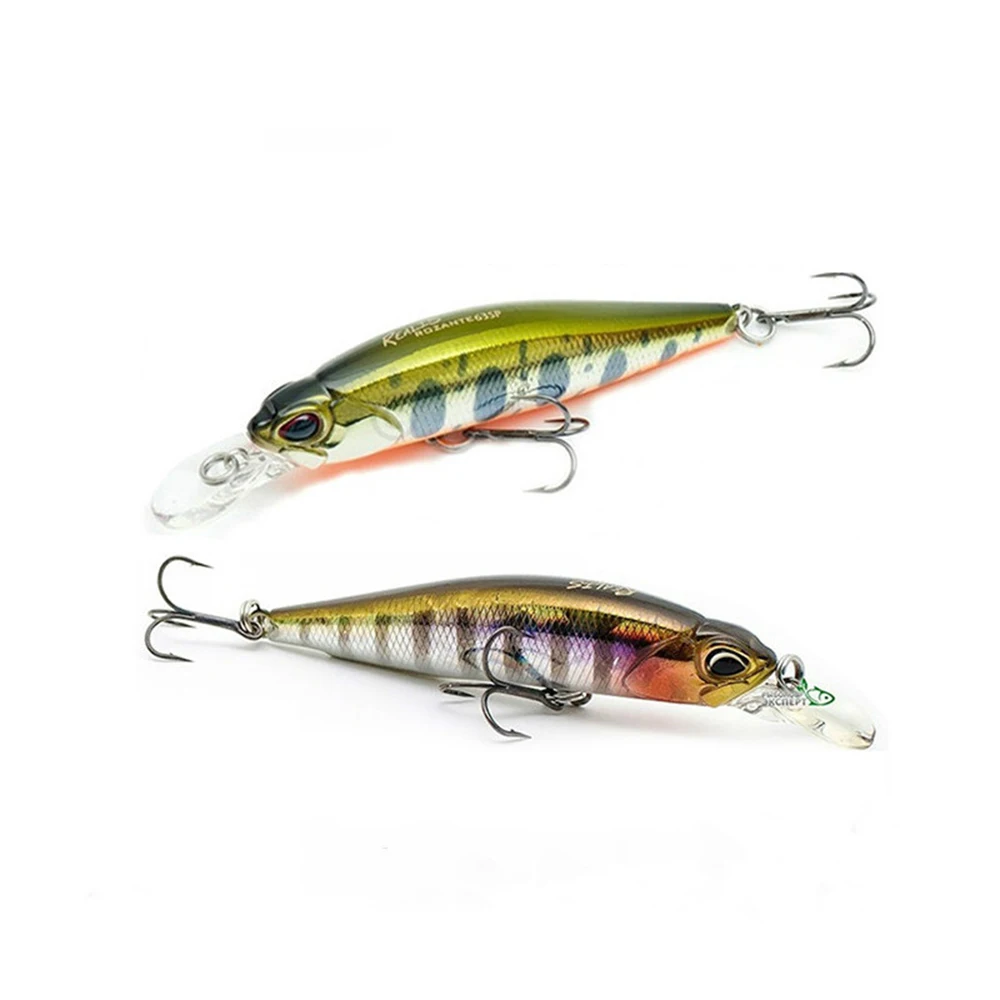 7.7cm 8.4g Fishing Lure Minnow Wobbler Lure Rozante 77SP Long Cast Suspending Jerkbait Swimbait Artificial Hard Bait Bass Bait