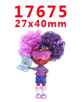 17675 30 шт мультфильм персонаж плоское украшение из смолы PR 17672 - Цвет: 17675