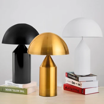 

Mushroom Table Lamp Postmodern Minimalist Light Bedroom Study table lamps for living room Personality table lamp luxury Design