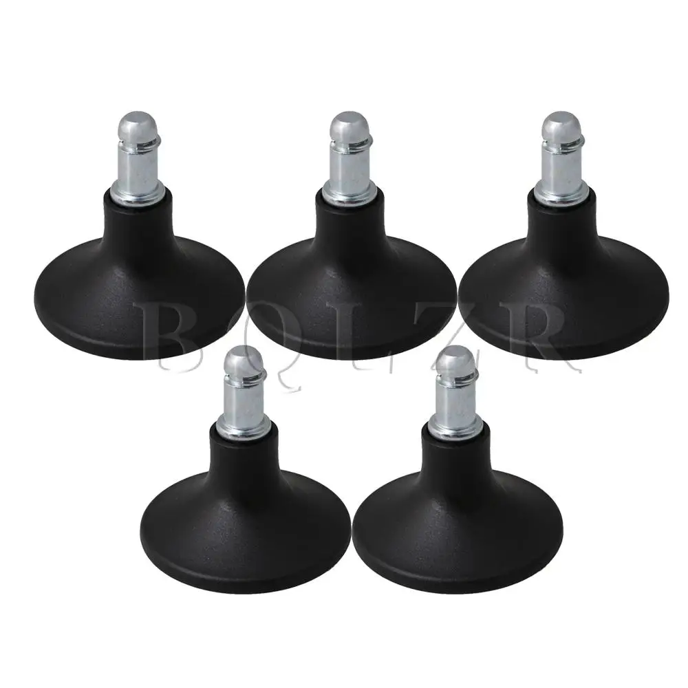 5PCS 60mm Height Stationary Bell Foot Glides for Office Chair Casters 
