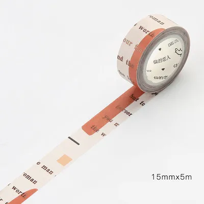 I Блестящая изоляционная лента ленты васи DIY Скрапбукинг крафт бумага японские Канцелярские Принадлежности Декоративный рулон клейкой ленты школьные принадлежности - Цвет: I