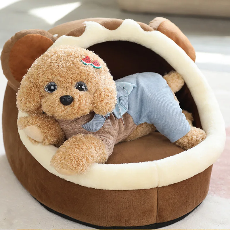 Realistic Teddy Dog Poodle Plush Toy - Perfect Holiday and Birthday Gift