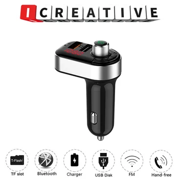 

Hotsale cheapest C7 Car FM Transmitter Bluetooth Car Kit Car MP3 Player 3.1A Dual USB Quick Charger