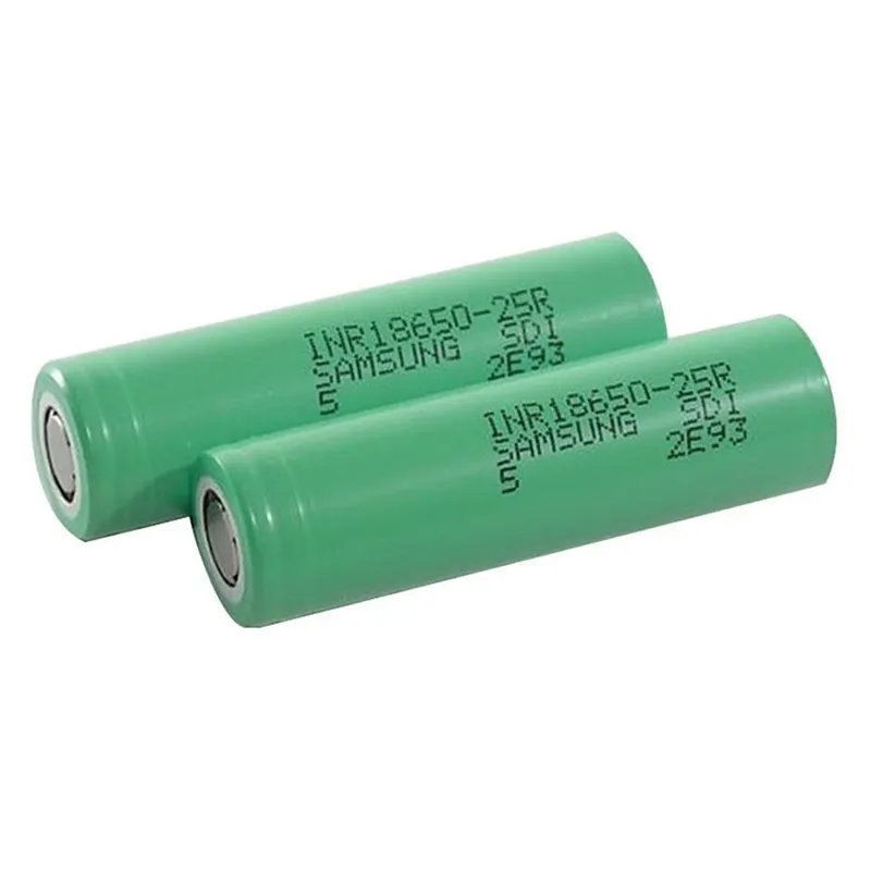 

100% New Brand 18650 2500mAh Rechargeable battery 3.6V INR18650 25R M 20A discharge flat