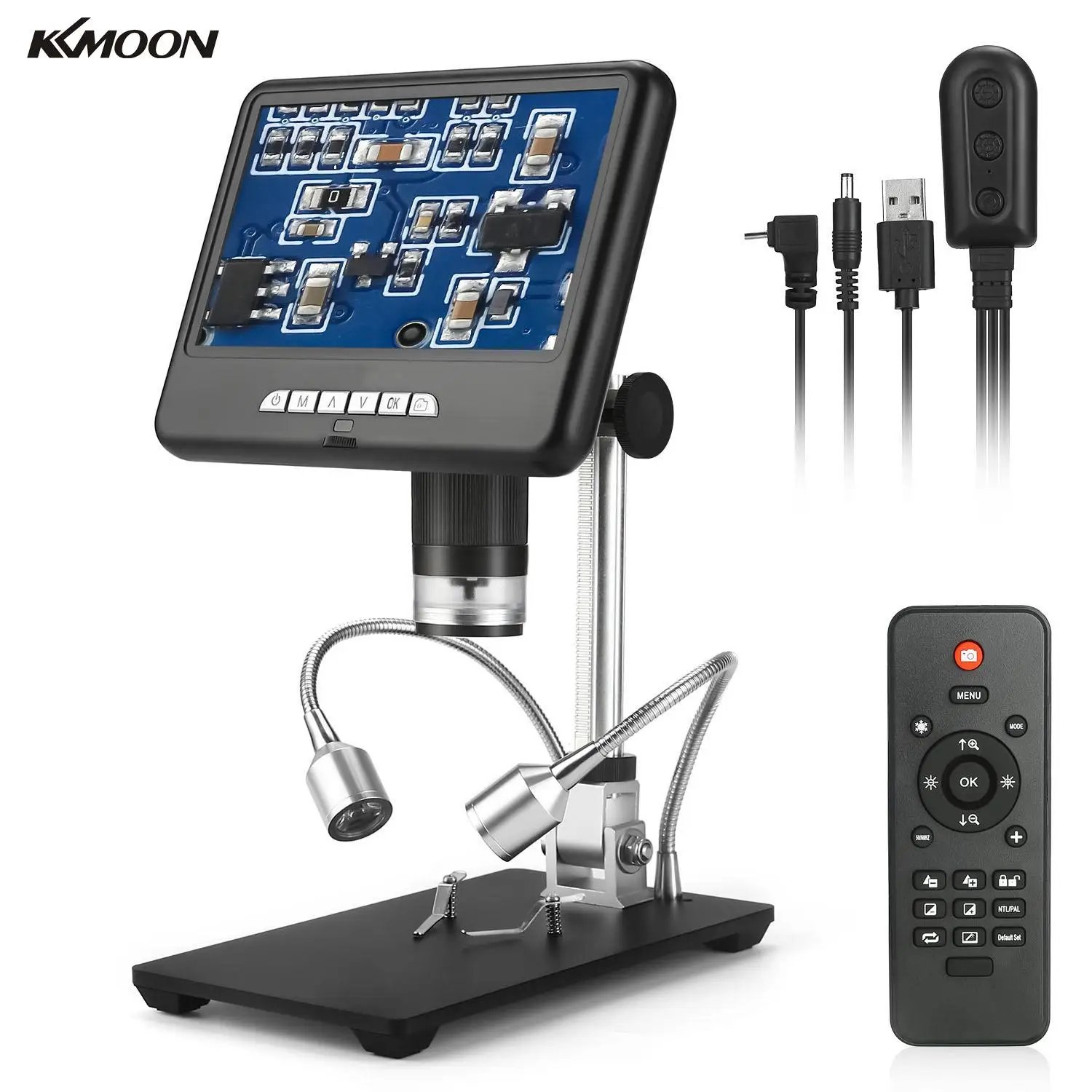 Цифровой видеомикроскоп KKMOON AD207 профессиональная камера с 7-дюймовым HD
