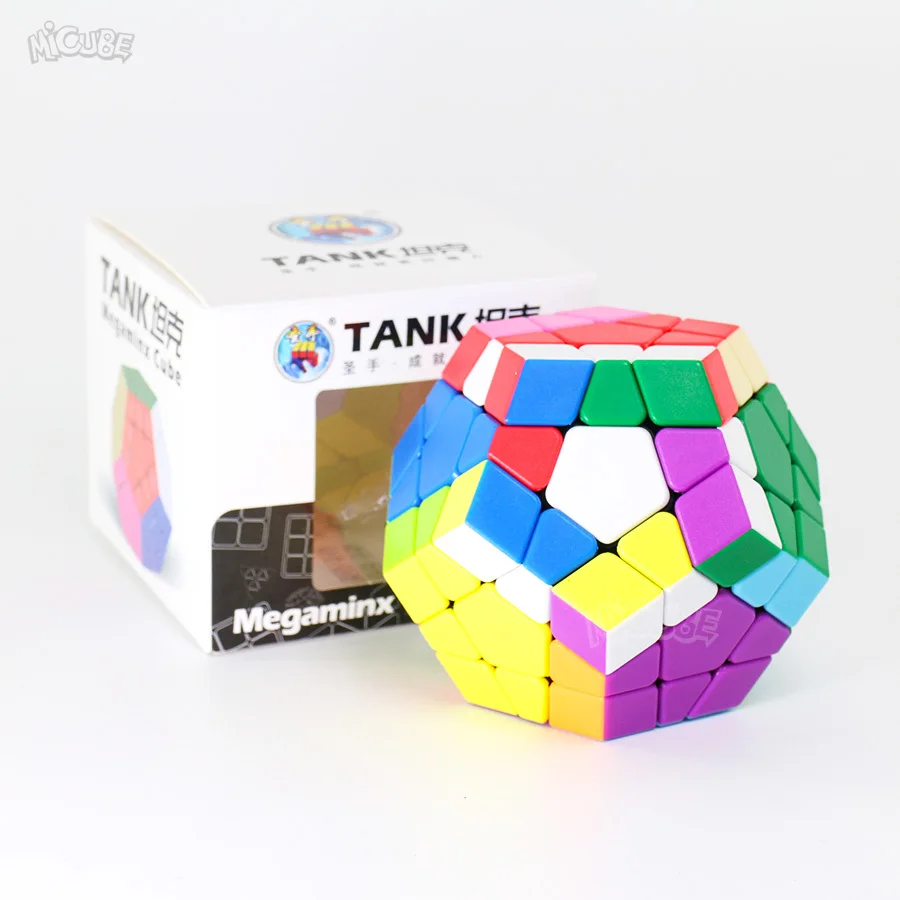 Shengshou Танк Megaminxed куб 3x3 магические кубики головоломка 3x3x3 12 Сторон Megaminxs игрушки для детей Cubo Magico Megaminxs