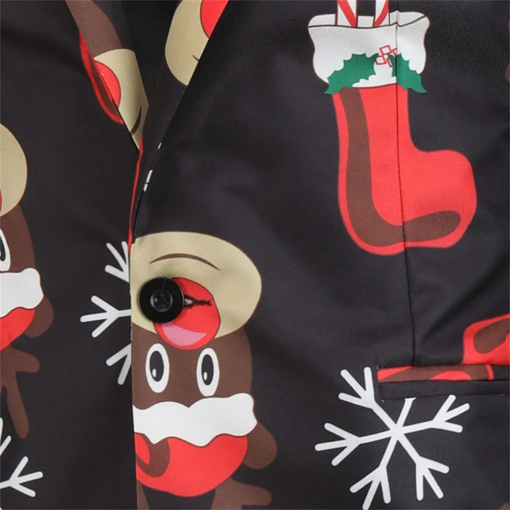 JAYCOSIN костюмы мужские зимние рождественские костюмы куртки пальто модные рубашки с длинным рукавом блузки мужские свадебные костюмы Блейзер Homme 1125