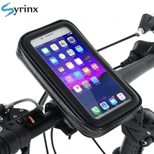 Soporte de teléfono para motocicleta y bicicleta, funda impermeable para iPhone Xs, Xr, X, 8, 7, Samsung