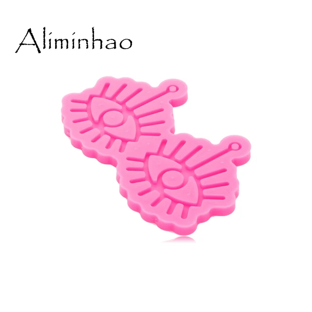 Dy0733 Szuper Fényes Szem Fülbevaló Penészgyűrű -Szilikon Penész Diy Epoxi Dekoráció Kulcstartó - Image 4