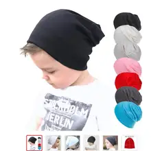 Шапка для маленьких девочек и мальчиков, хлопковые шапки для детей ясельного возраста, хлопковые мягкие теплые шапки для маленьких девочек, разноцветные эластичные шапочки для новорожденных, шапка в стиле хип-хоп и 7