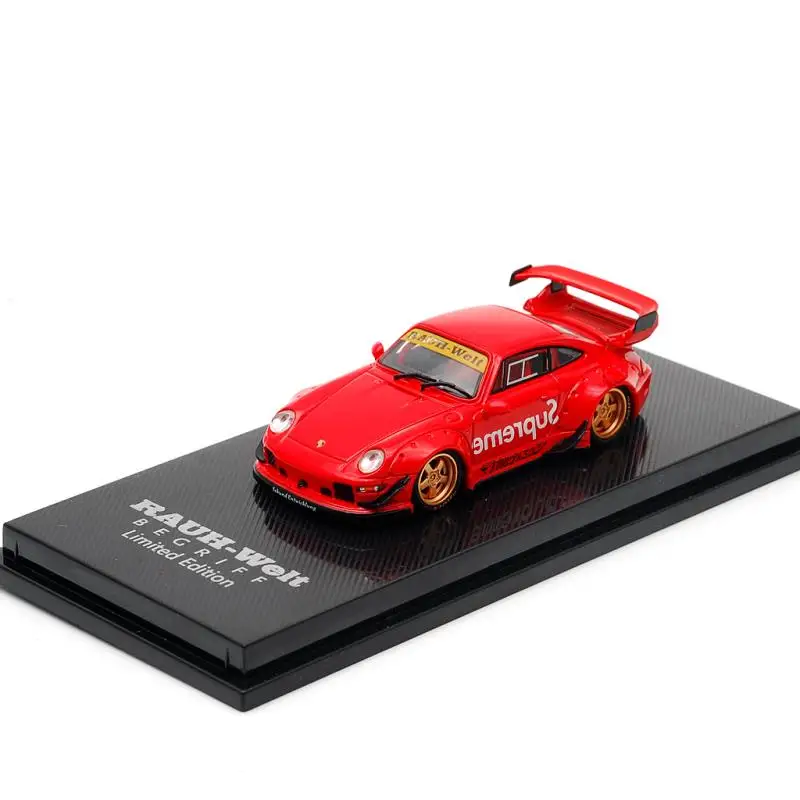 Модель автомобиля CM 1/64 модель Pors RWB 993 гоночный красный литой автомобиль подарок
