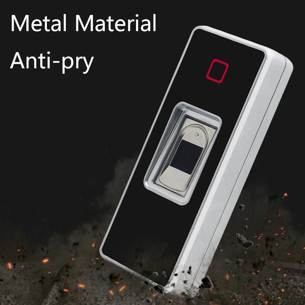 Waterproof metal access control fingerprint sensor card access control with remote control WG26 reader for home security