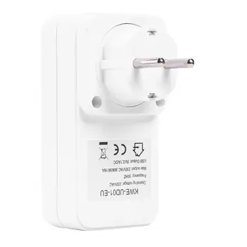 

Dual USB Port Electrical Outlet Plug Timer Socket Smart Switch 10H Time Setting Digital Timer Switch EU Plug