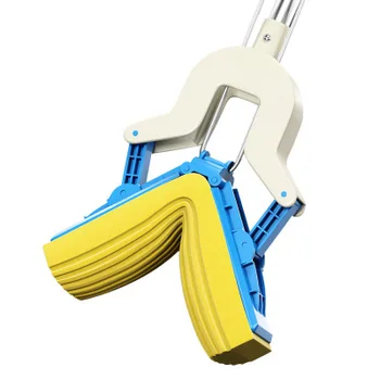 

Hot sale Mops Fold free hand wash Mop with to replace Cleaning sponge mop head for Home Floor cleaning tools