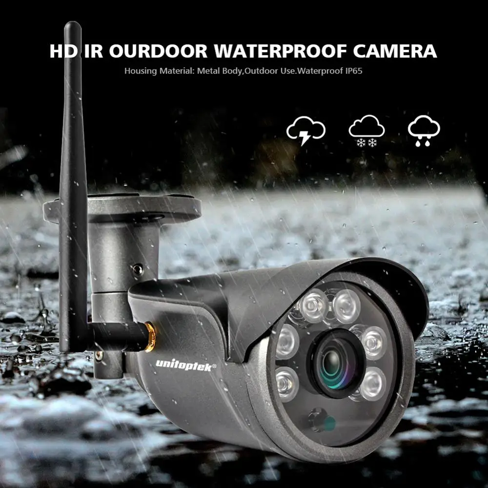  HD 1080P Wifi IP Camera Wireless Outdoor ONVIF CCTV Security Camera Wi-Fi Waterproof IR 20M Night V - 4.00027E+12